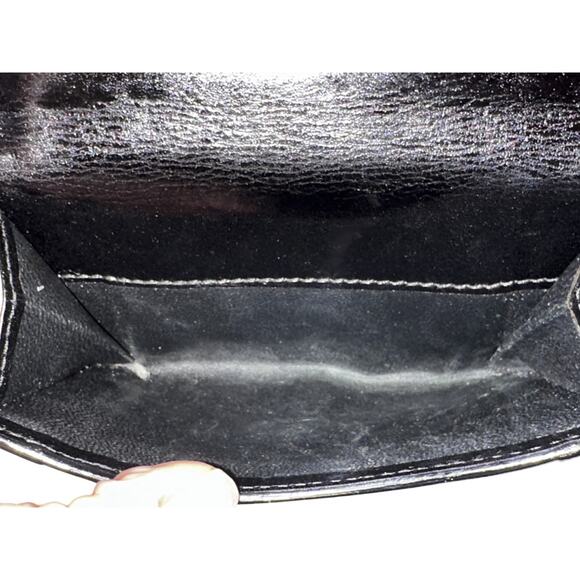 Gucci Vintage GG Double Metal Nut Studs Logo Leather Compact Bi-Fold Wallet - Picture 10 of 10